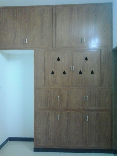 PVC pooja room cupboard